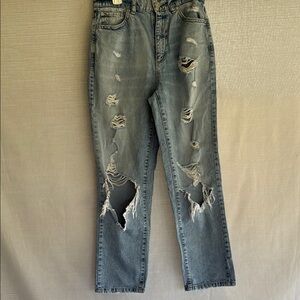 Garage Denim Coupe Droite Vintage Straight Jeans Women’s Size 01/25 Light Blue